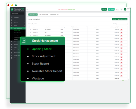 Stock Management