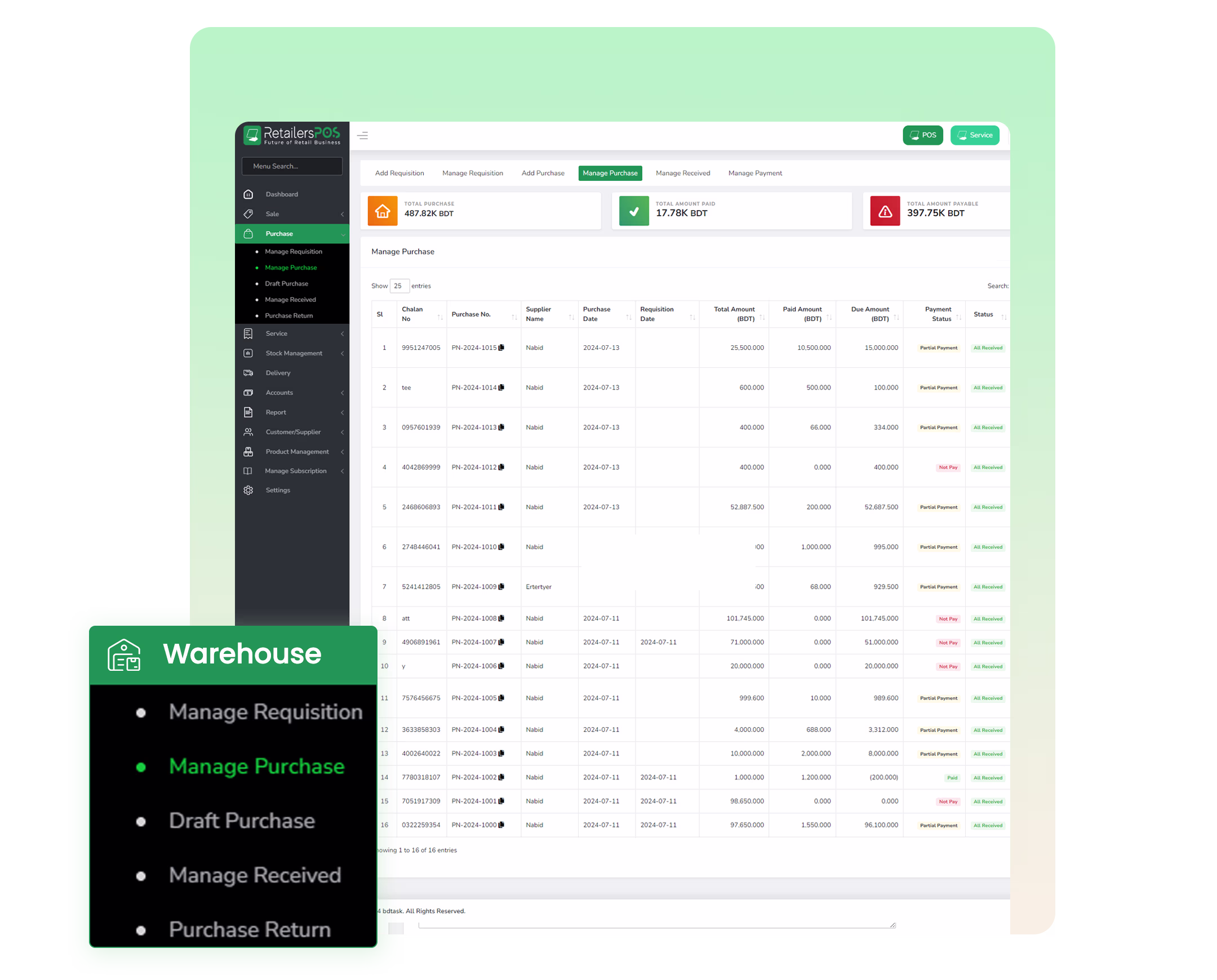Warehouse Management